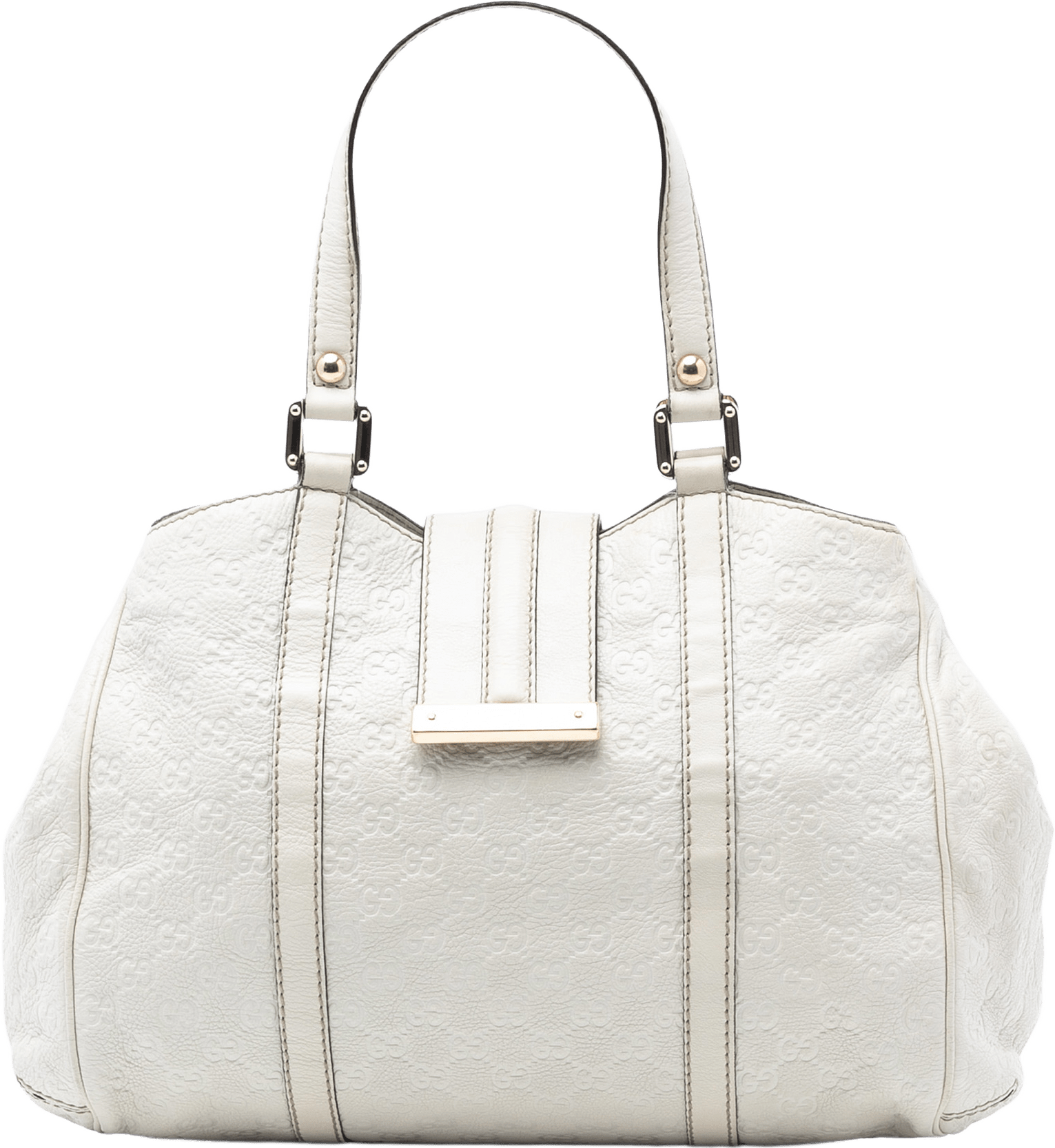 Gucci Guccissima New Ladies Tote, från Luxclusif, i färgen white.