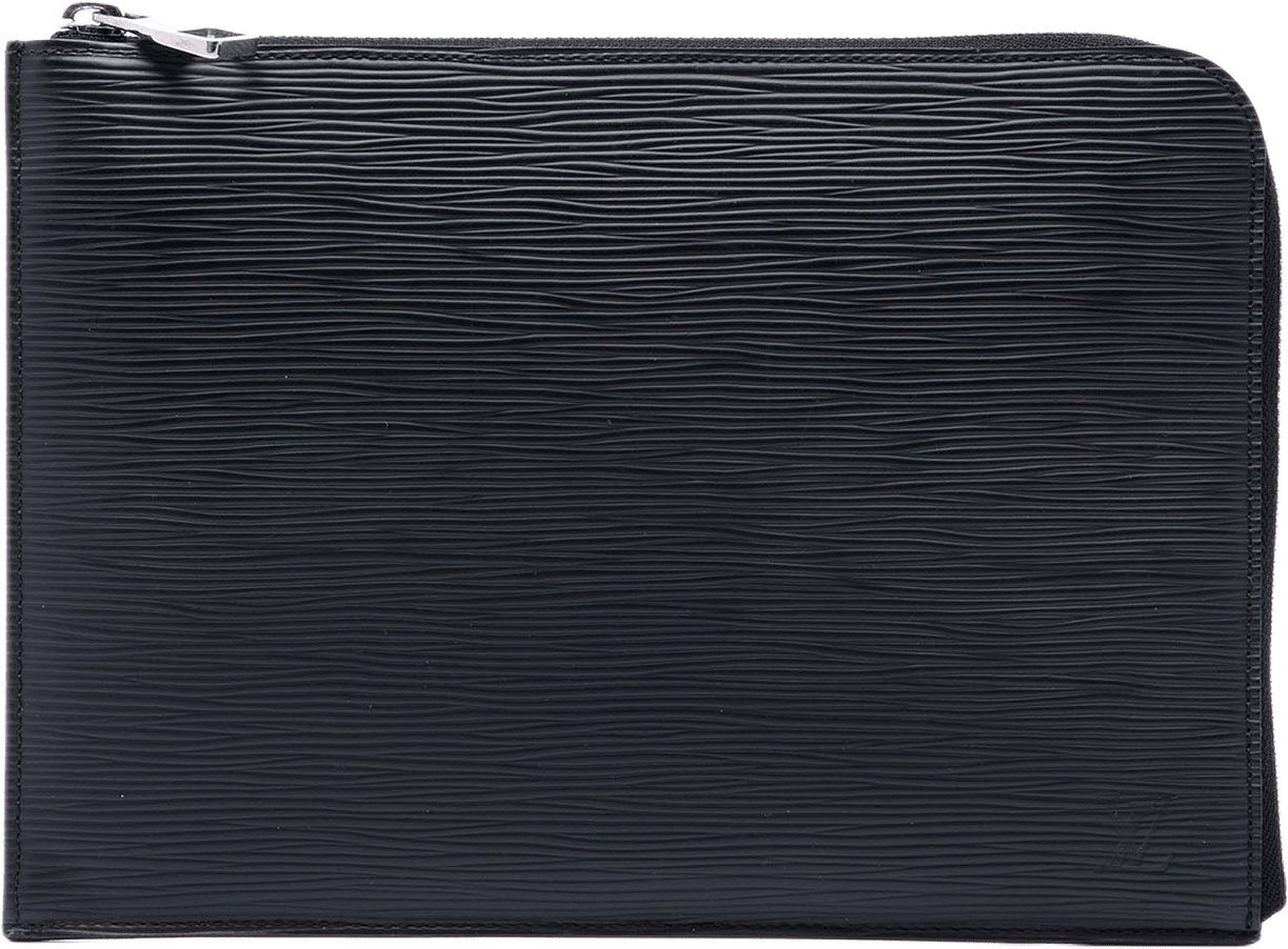 Louis Vuitton Epi Pochette Jour Pm, från Luxclusif, i färgen svart.
