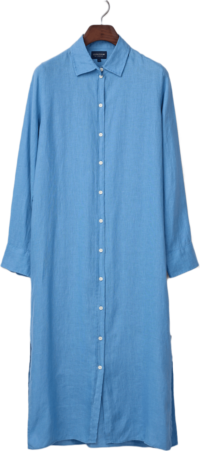 Long Linen Shirt Dress