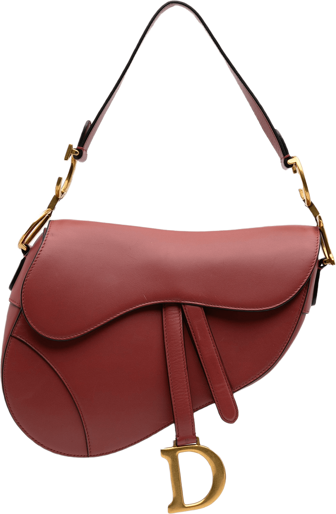 Dior Leather Saddle Bag