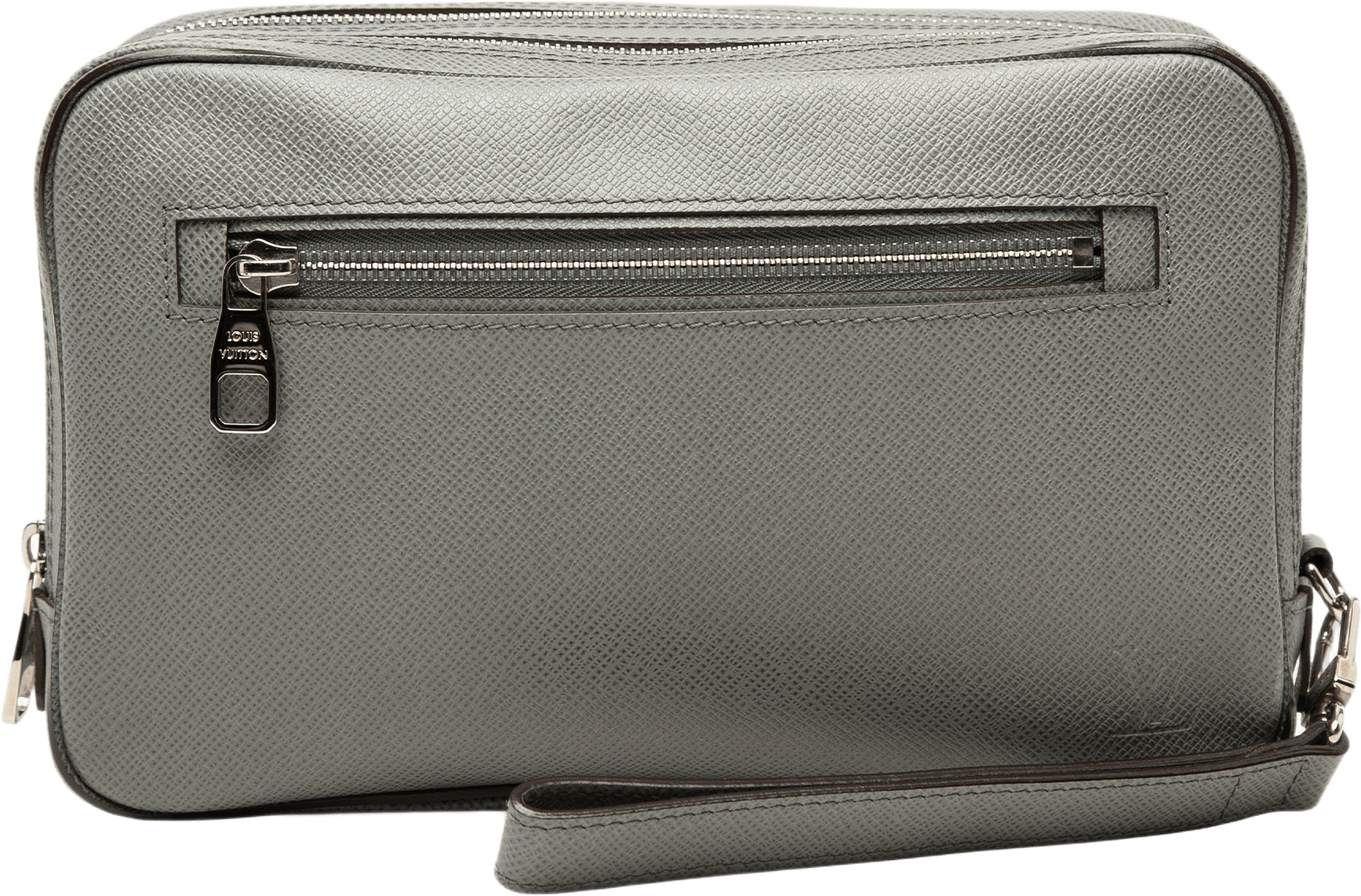 Louis Vuitton Taiga Kasai, från Luxclusif, i färgen grå.