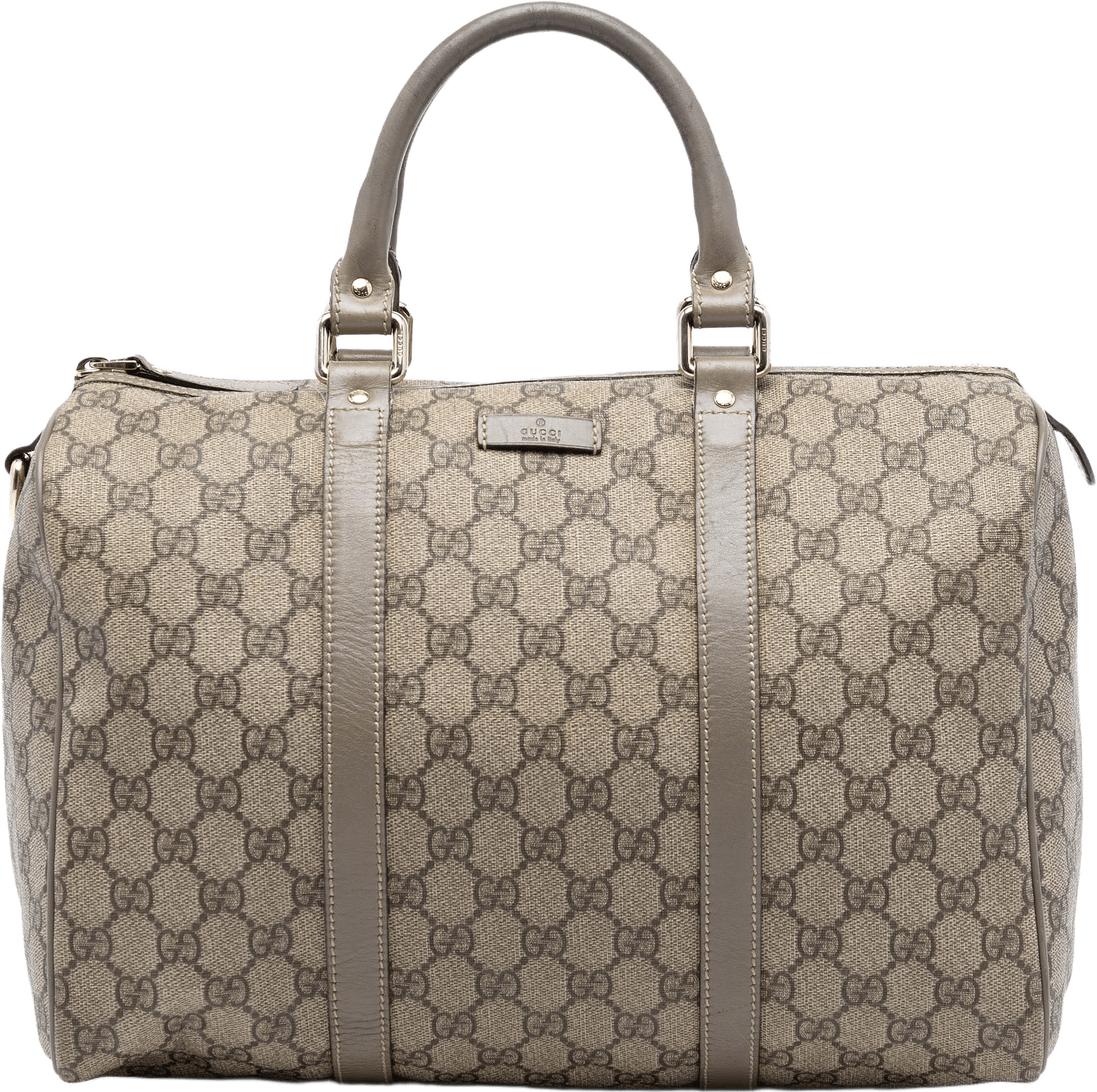 Gucci Medium Gg Supreme Joy Boston Bag, från Luxclusif, i färgen beige.