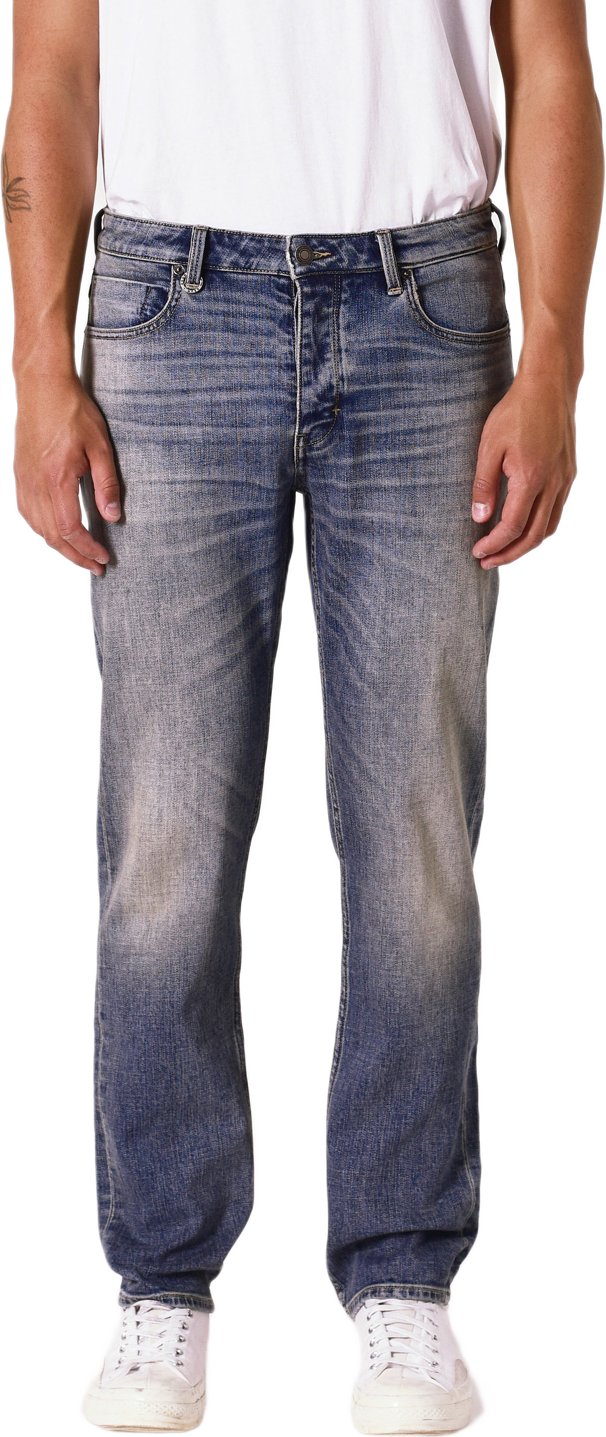 Lou Straight Cancun Mid Vintage Indigo, från Neuw, i färgen blue.