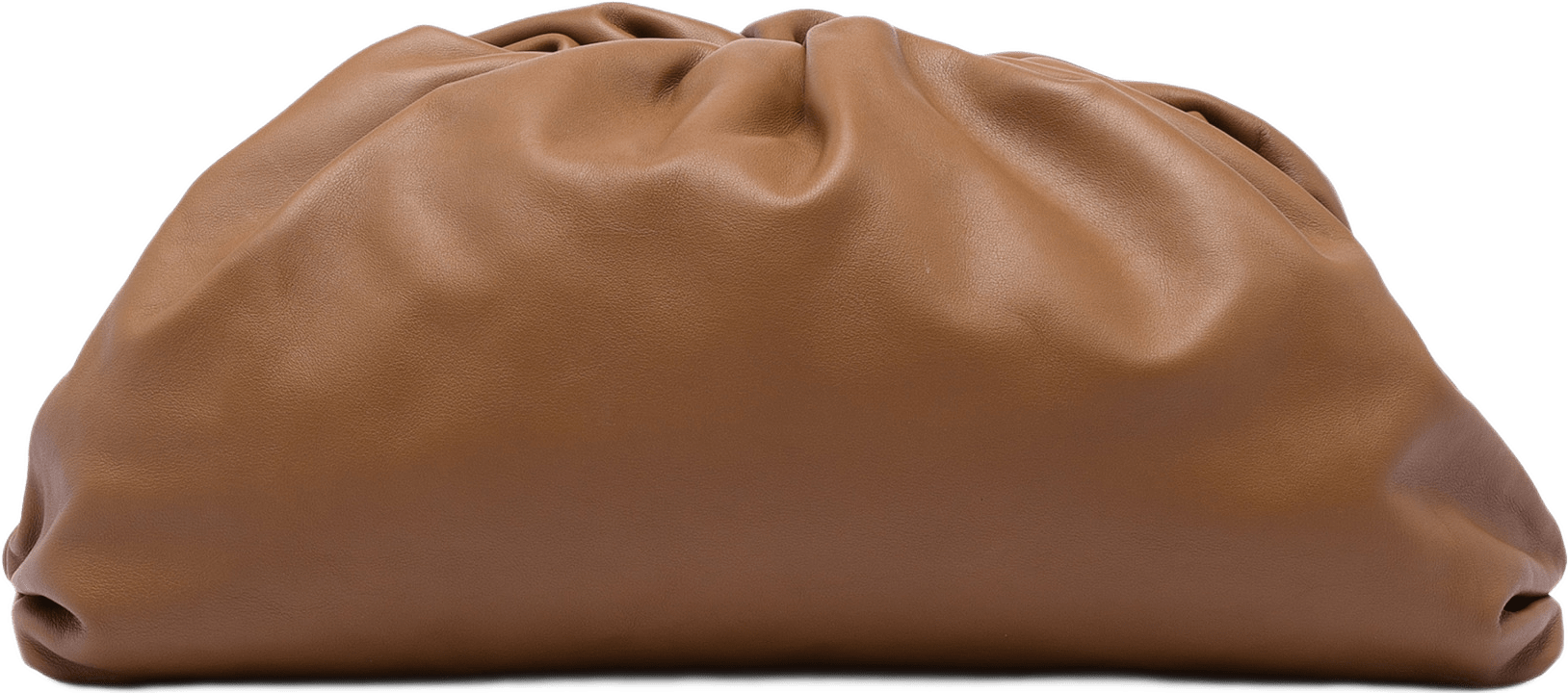 Bottega Veneta Lambskin The Pouch, från Luxclusif, i färgen brown.