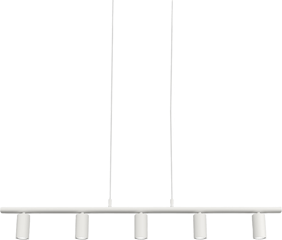 Pendel Lucy Linjär 5 Lampor, från Belid, i färgen mattvit.