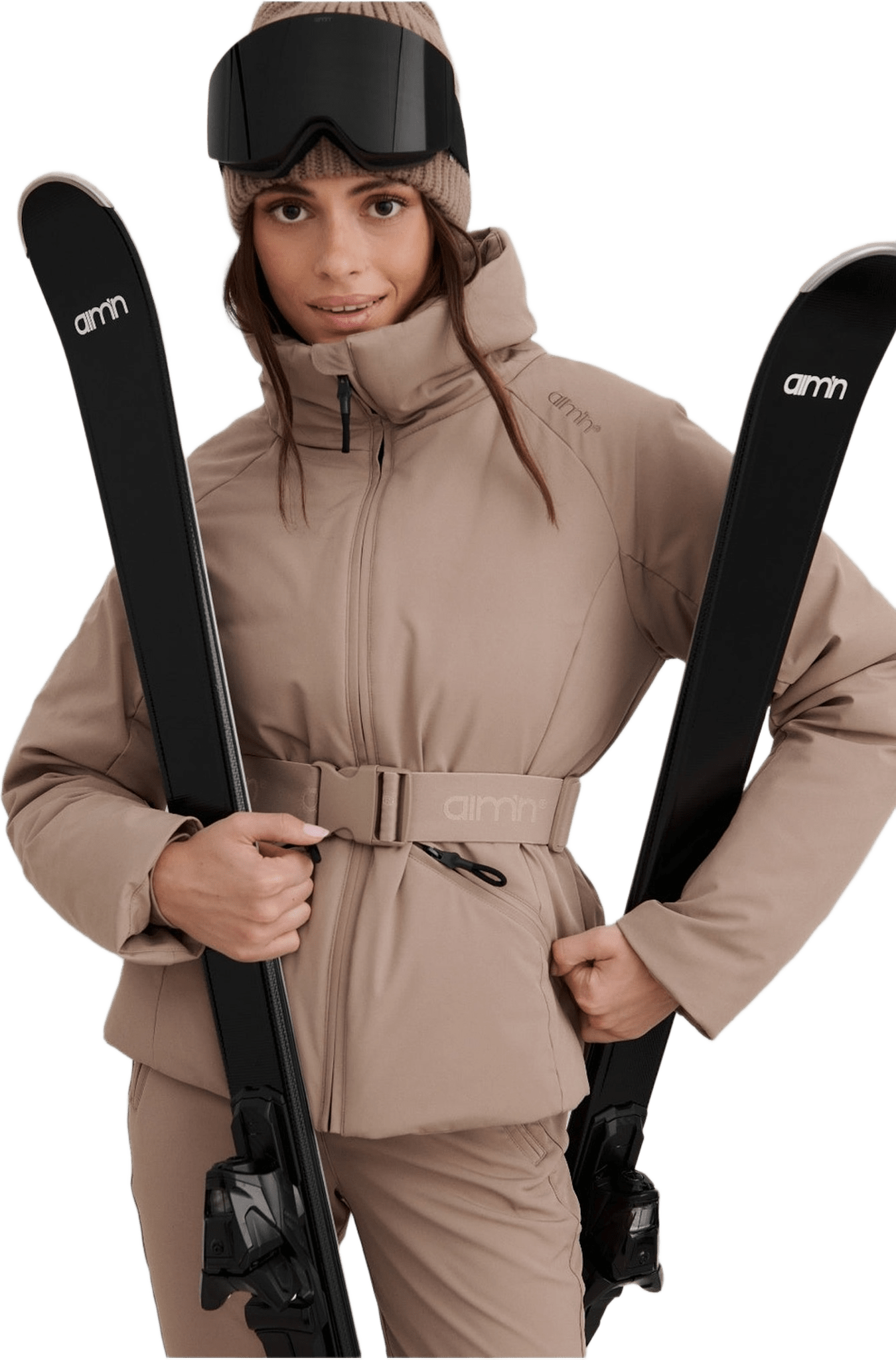 Verbier Jacket, från aim'n, i färgen espresso.