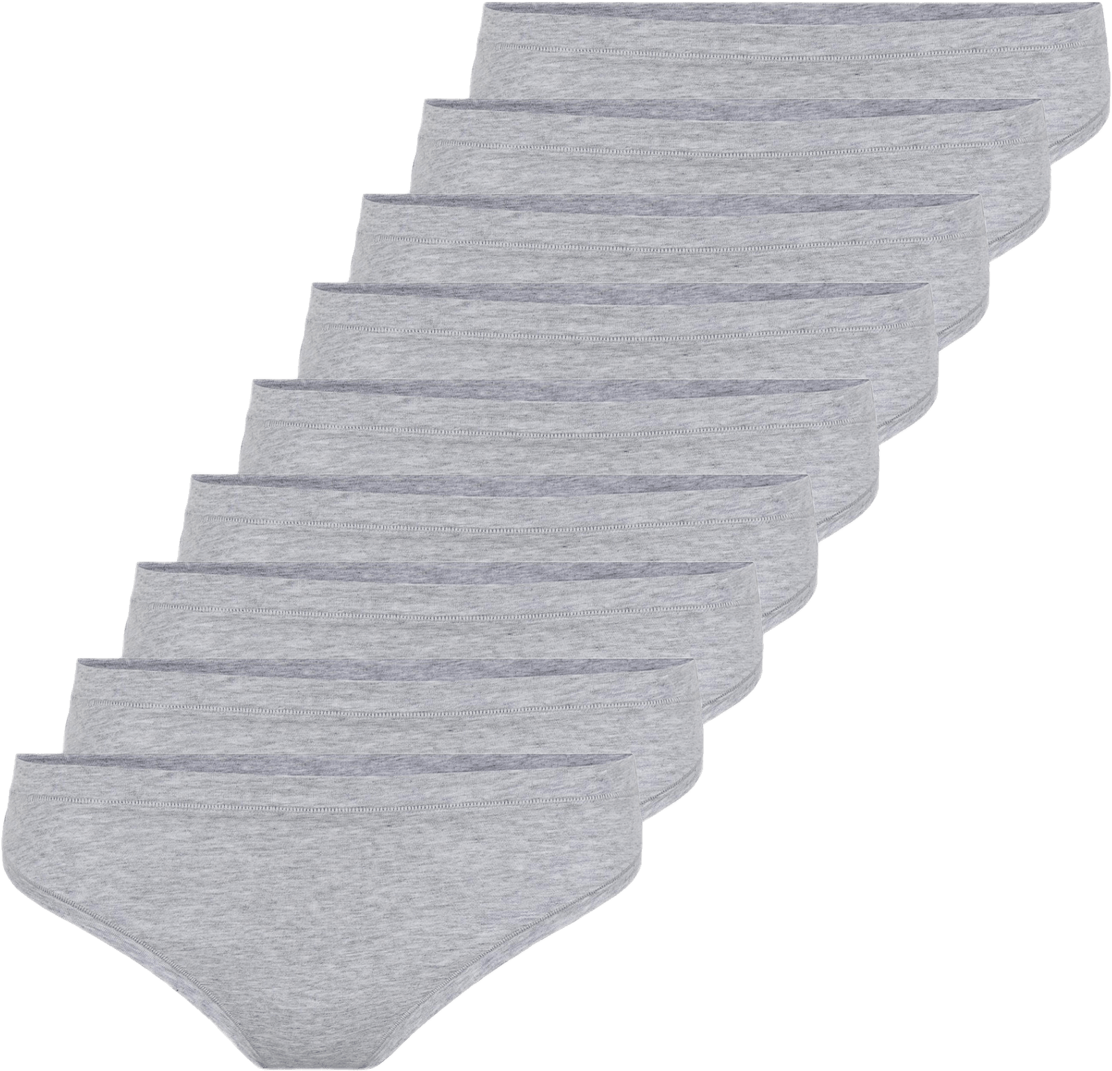 Bambu, String Trosa, 9-pack, Svart, från JBS of Denmark, i färgen light grey melange.