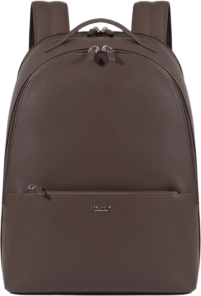 Louvre Ryggsäck Läder, från Carlheim, i färgen brun.