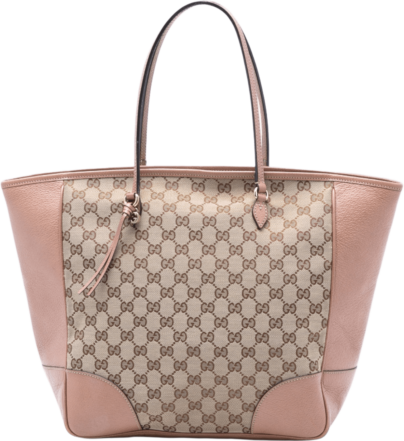 Gucci Gg Canvas And Leather Bree Tote, från Luxclusif, i färgen rose gold.