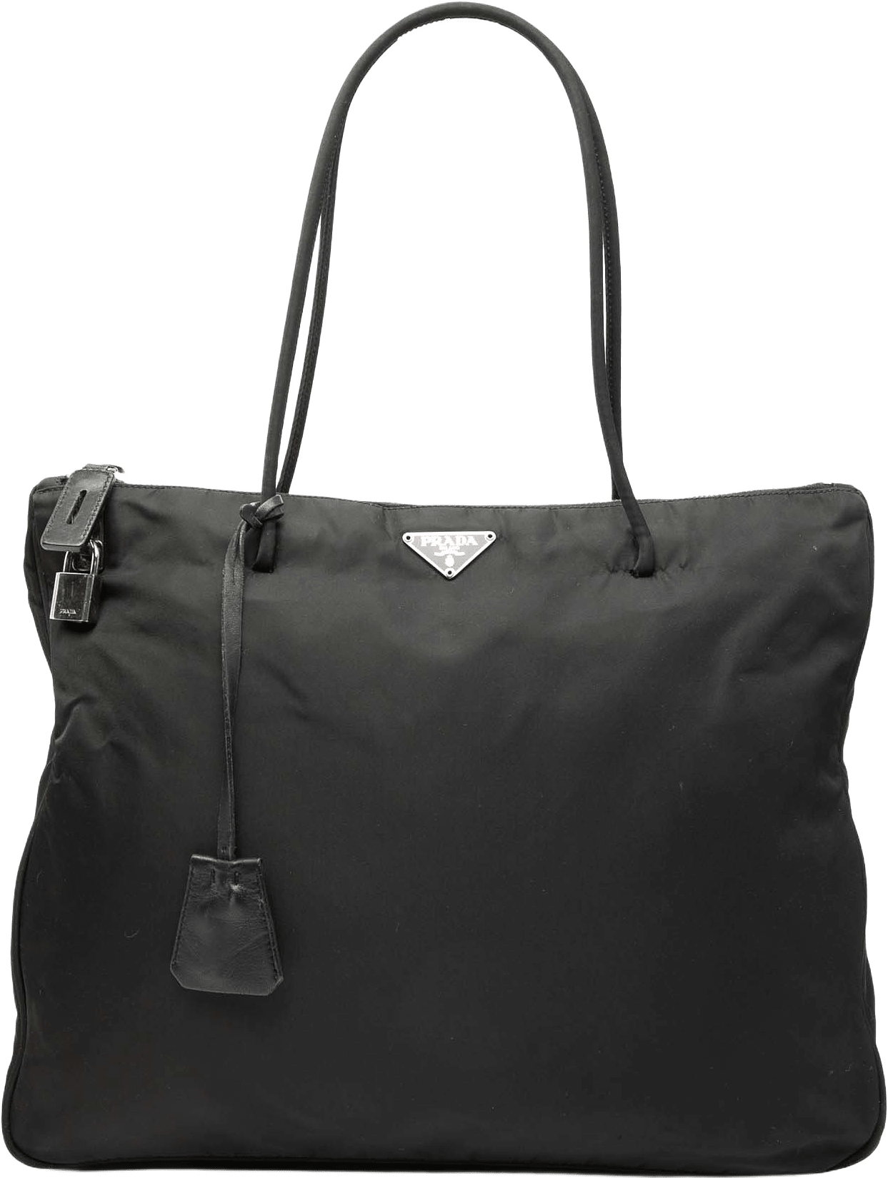 Prada Tessuto Tote, från Luxclusif, i färgen black.