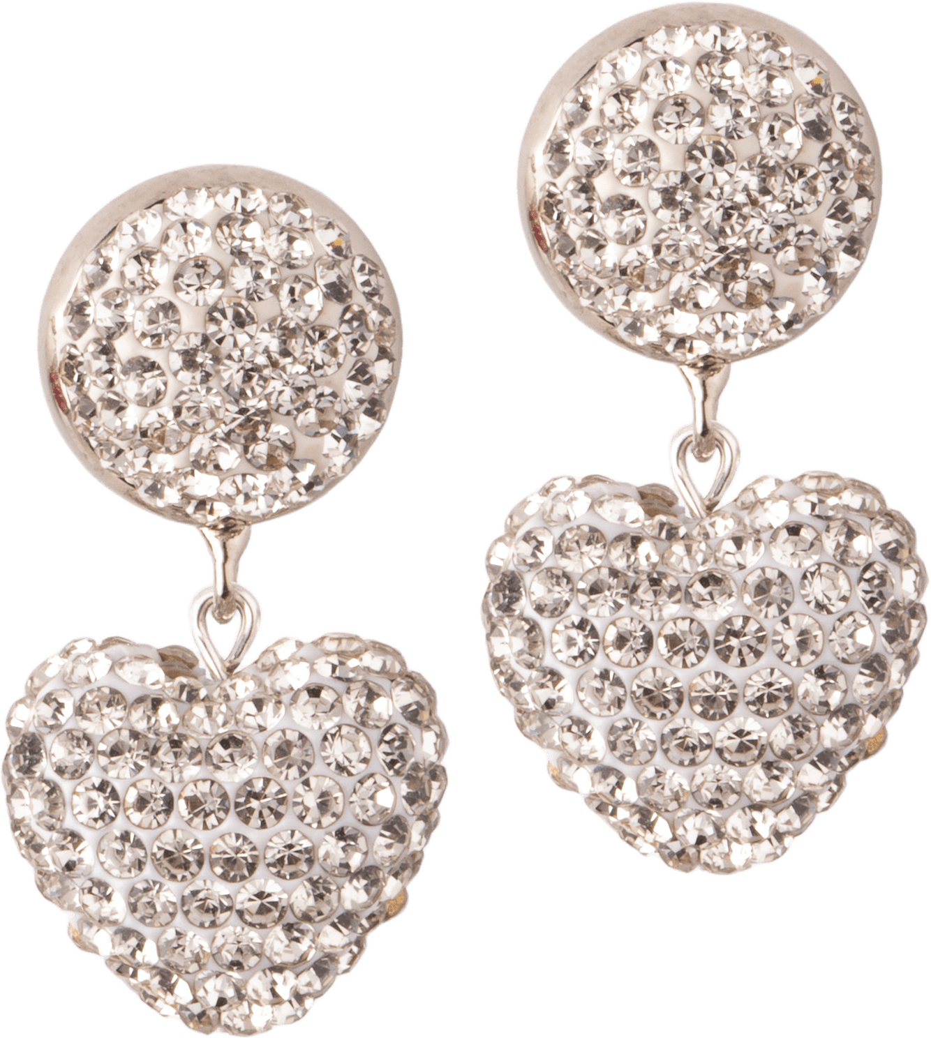 Rhine Heart Örhänge, från pfgSTOCKHOLM, i färgen silver.