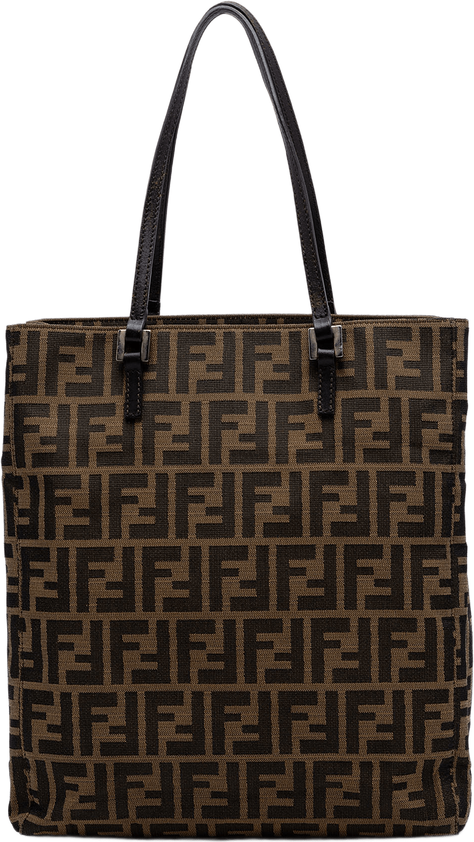 Fendi Zucca Canvas Tote, från Luxclusif, i färgen brun.