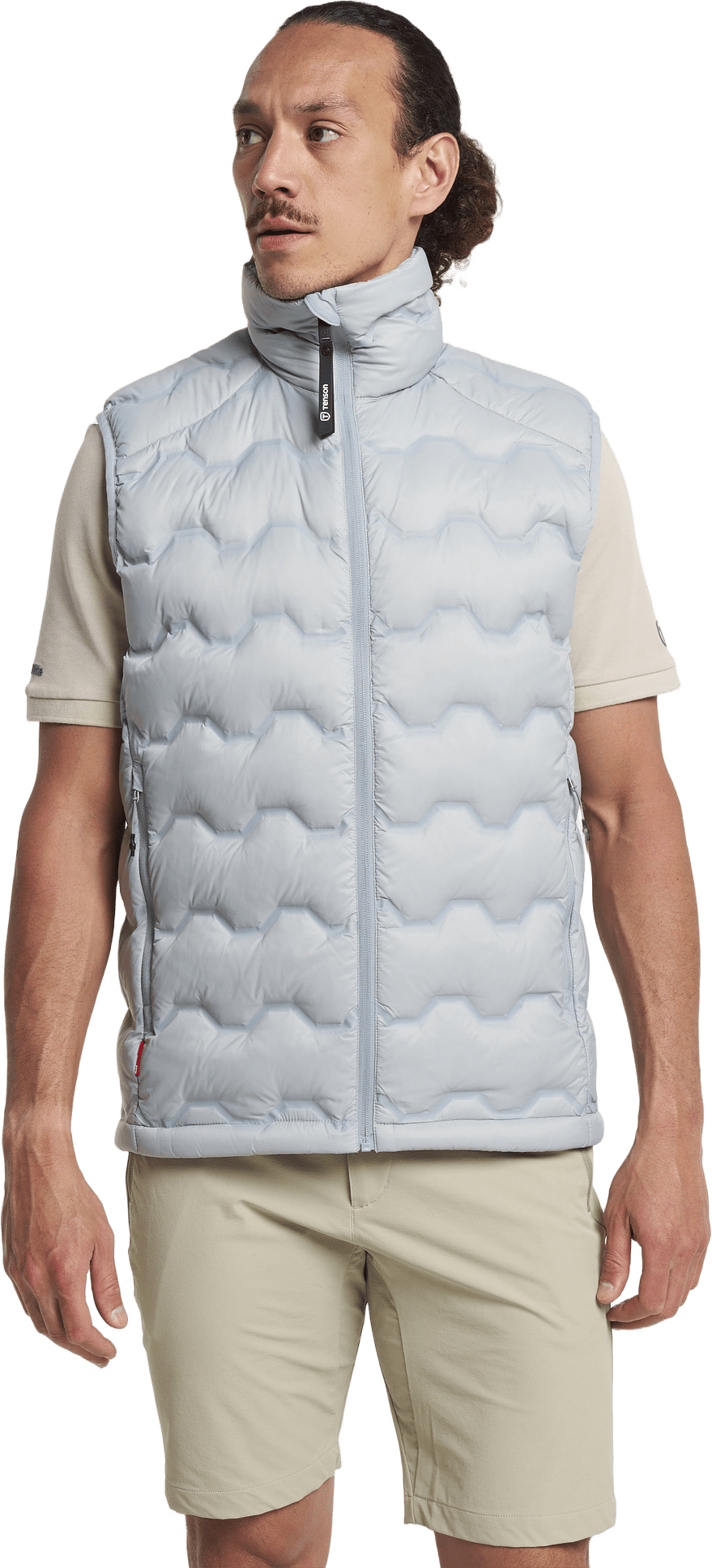 Txlite Shibui Down Vest Men, från Tenson, i färgen ljusgrå.