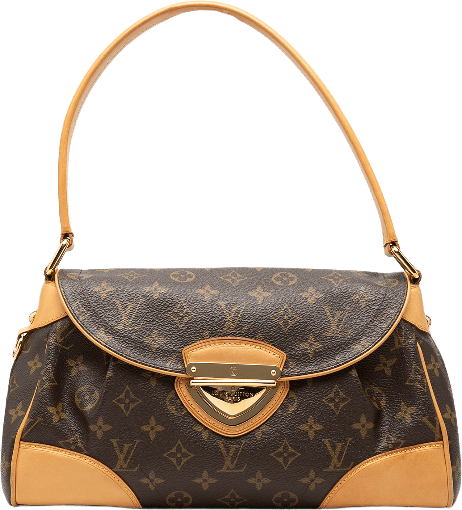 Louis Vuitton Monogram Beverly Mm, från Luxclusif, i färgen brun.