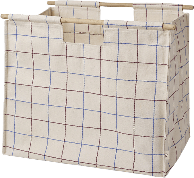 Carry Bag - Cobolt Blue, från ReCollector, i färgen timeless check.