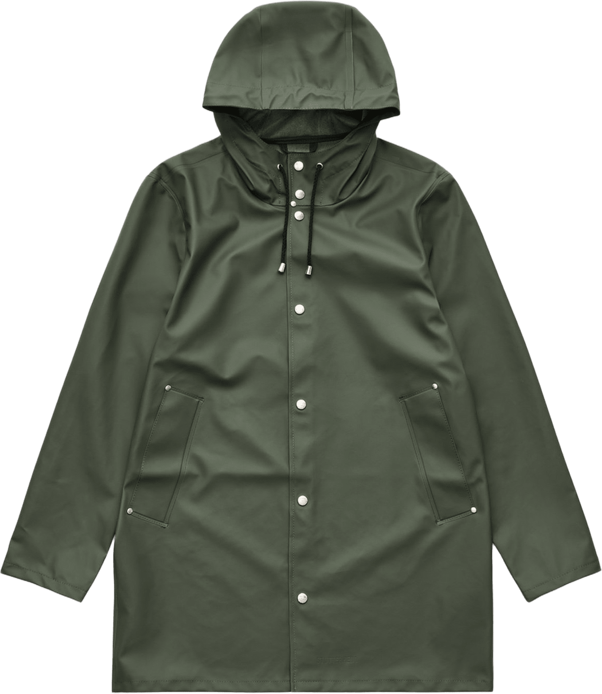 Stockholm Lightweight Raincoat, från Stutterheim, i färgen green.