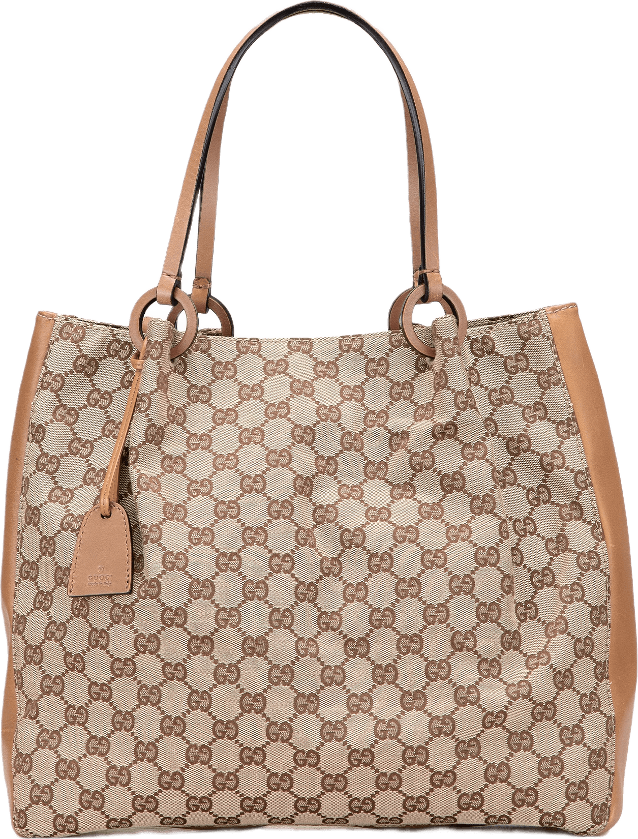 Gucci Gg Canvas Tote, från Luxclusif, i färgen beige.