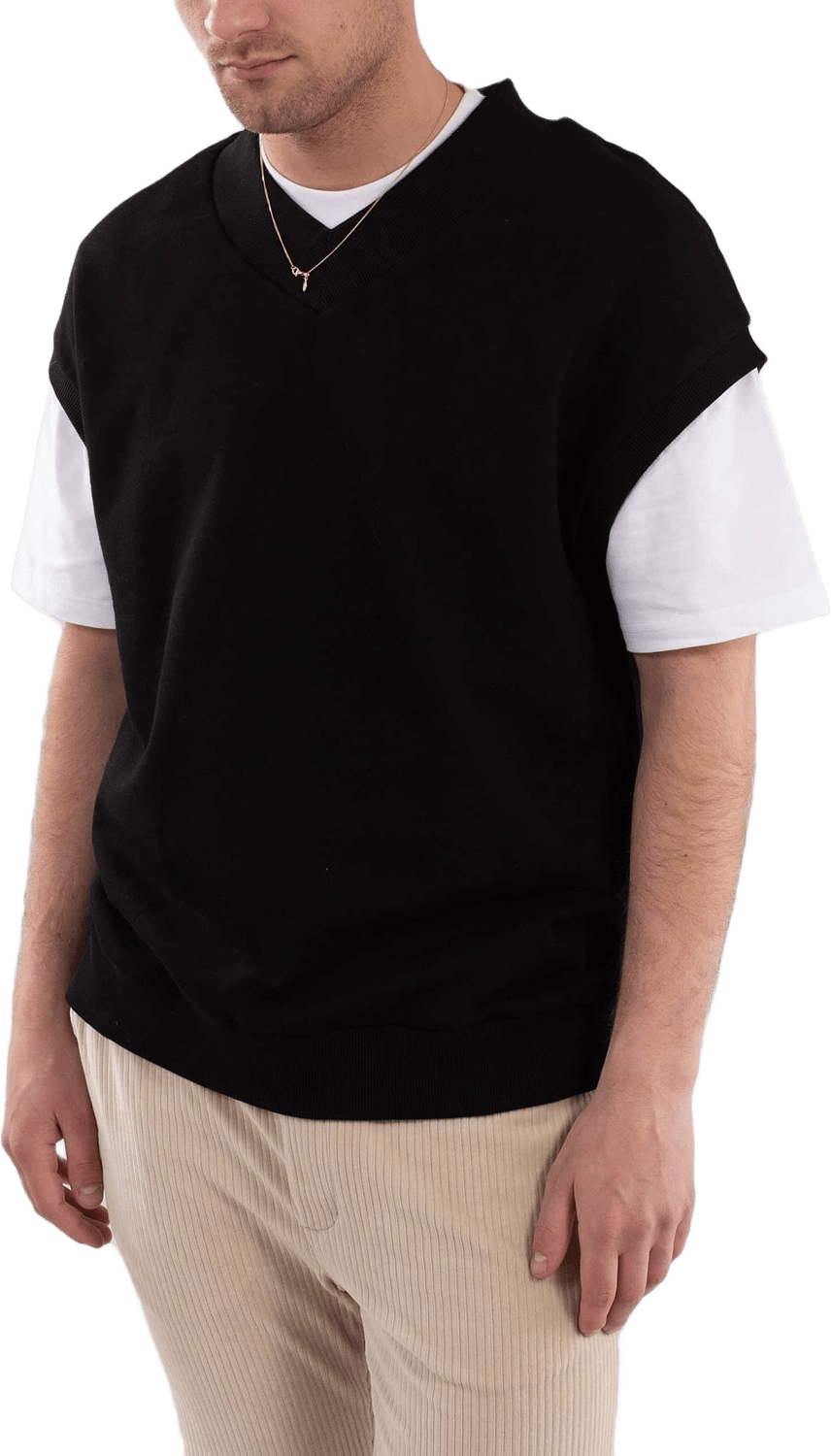 Rory Jersey Vest, från Ciszere, i färgen black.