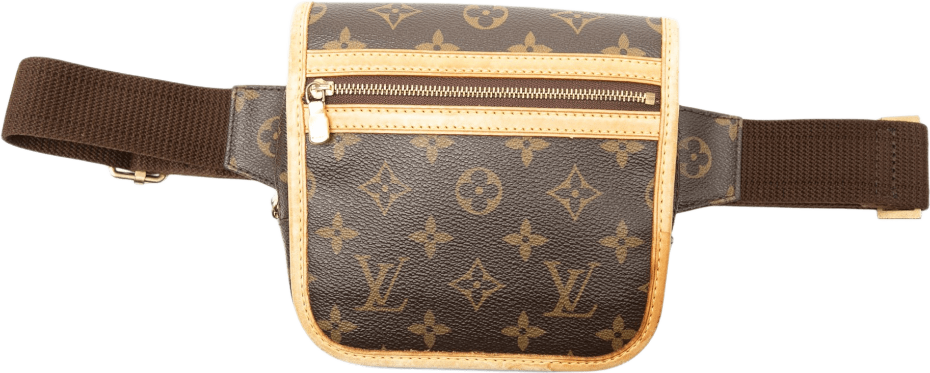 Louis Vuitton Monogram Bosphore Belt Bag, från Luxclusif, i färgen brun.