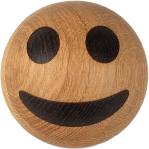 Emojiboll Spring Copenhagen Ek Kiss, 7 Cm, från Spring Copenhagen, i färgen grinning face.