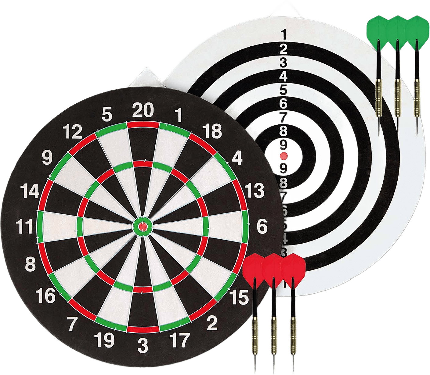 Dart Set - 2 I 1, från Sportme, i färgen svart.