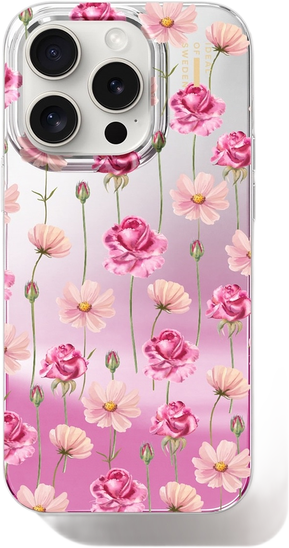 Mirror Case Iphone Rose Blush Floral, från Ideal Of Sweden, i färgen pink.