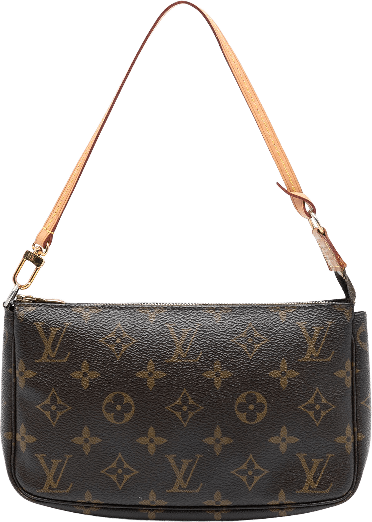 Louis Vuitton Monogram Pochette Accessoires, från Luxclusif, i färgen brown.