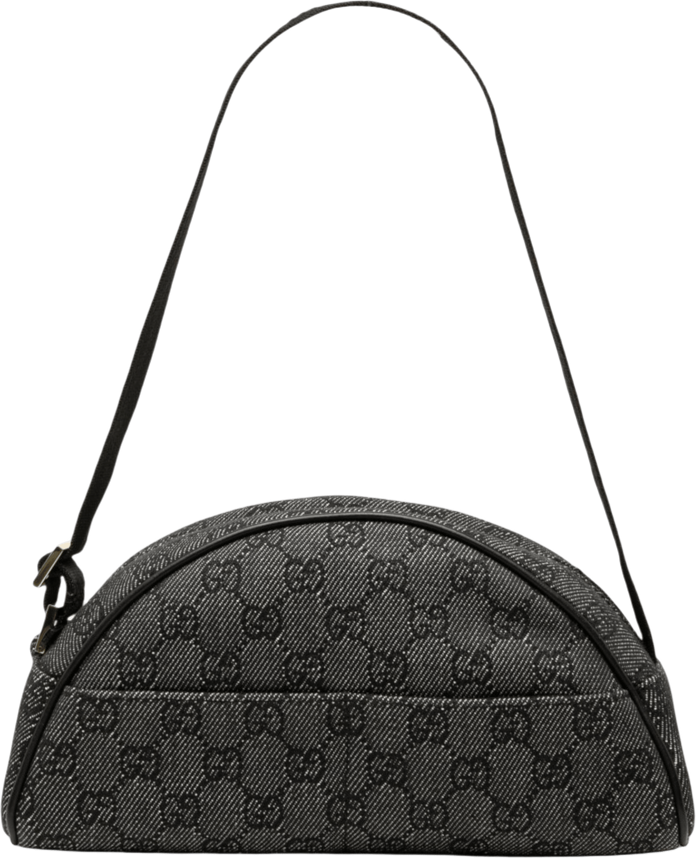 Gucci Gg Denim Shoulder Bag, från Luxclusif, i färgen gray.