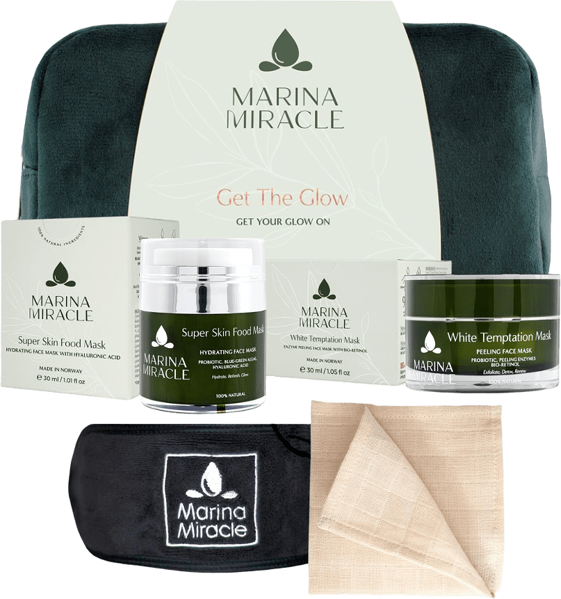 Giftset Get The Glow, från Marina Miracle.