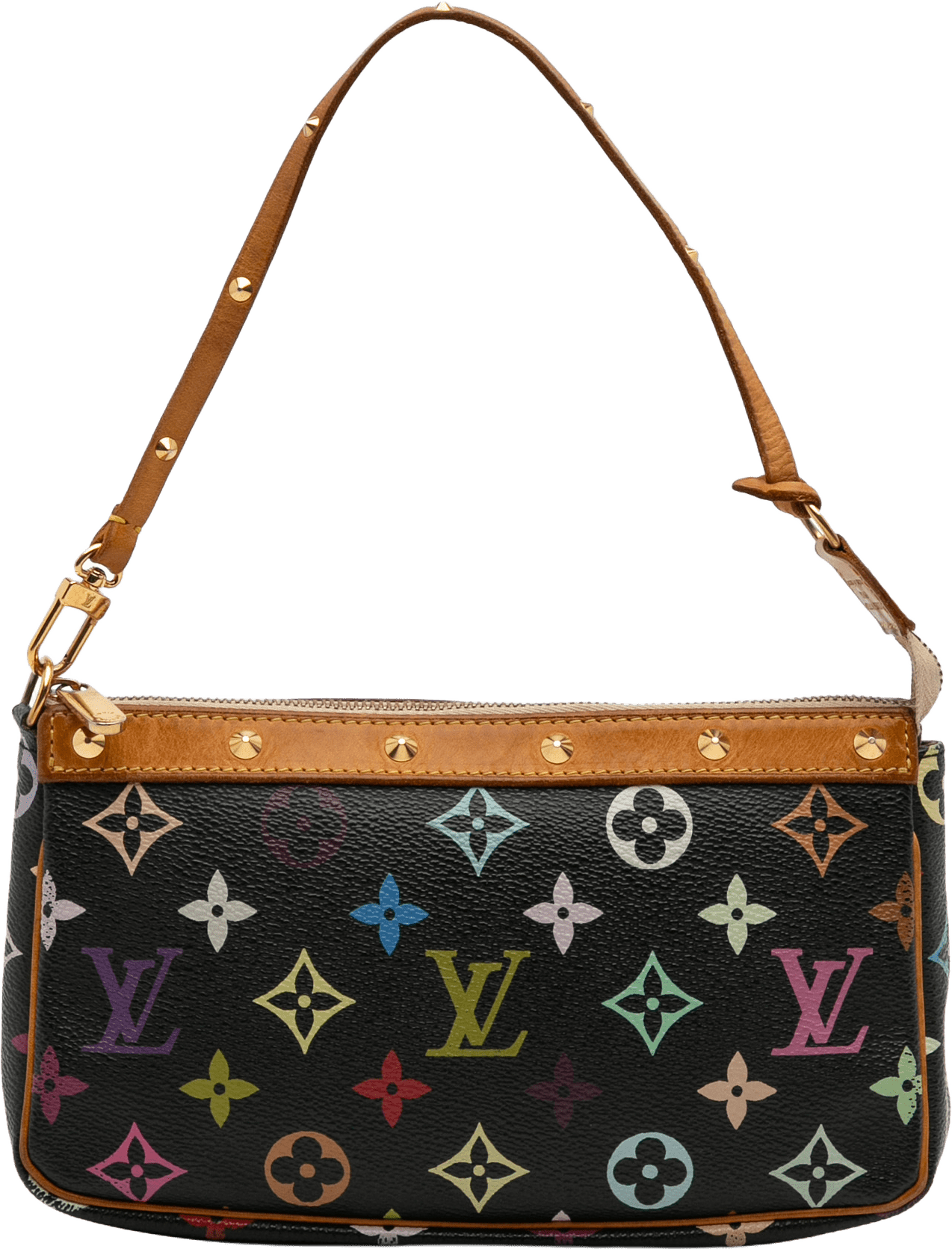 Louis Vuitton Monogram Multicolore Pochette Accessoires, från Luxclusif, i färgen black.