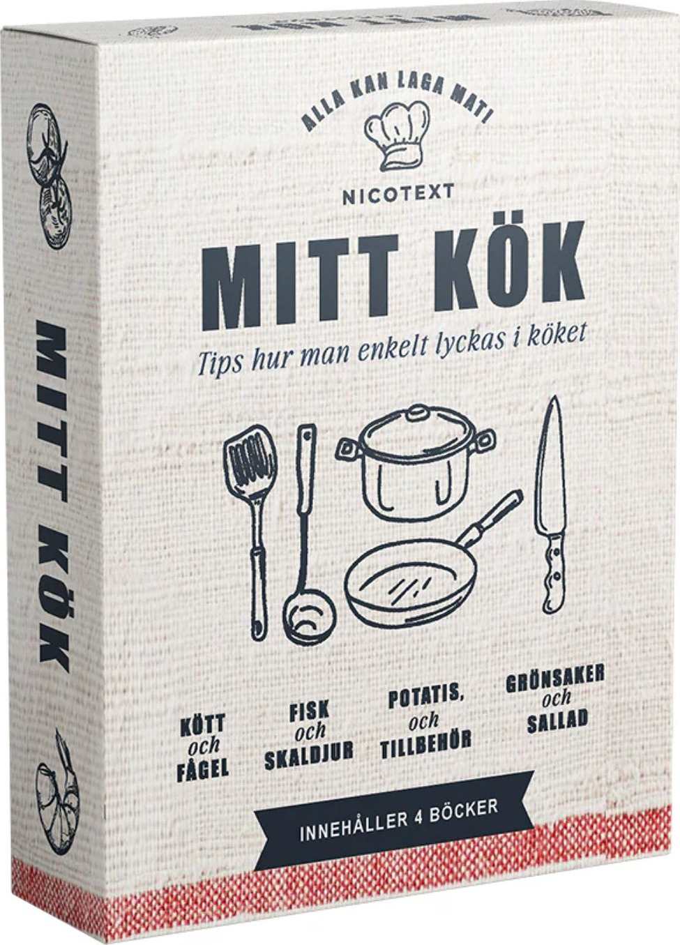 Bok Mitt Kök Box, från Nicotext, i färgen multi.
