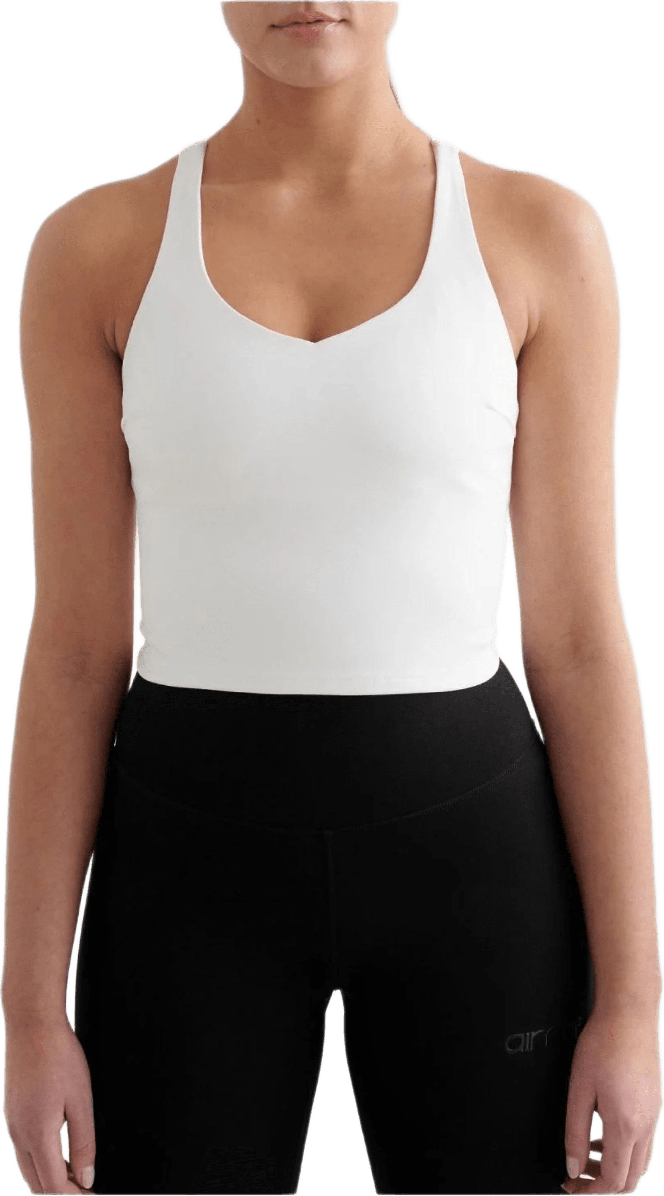 Sculpting Strappy Bralette, från aim'n, i färgen white.