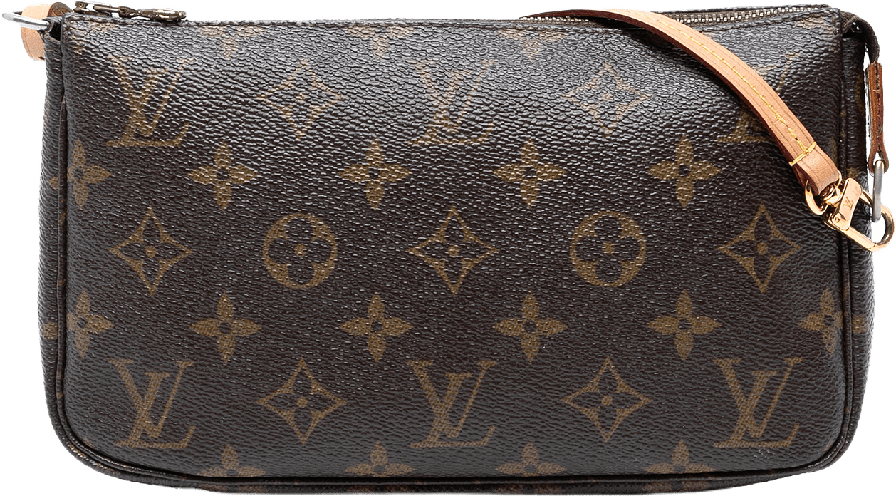 Louis Vuitton Monogram Pochette Accessoires, från Luxclusif, i färgen brown.