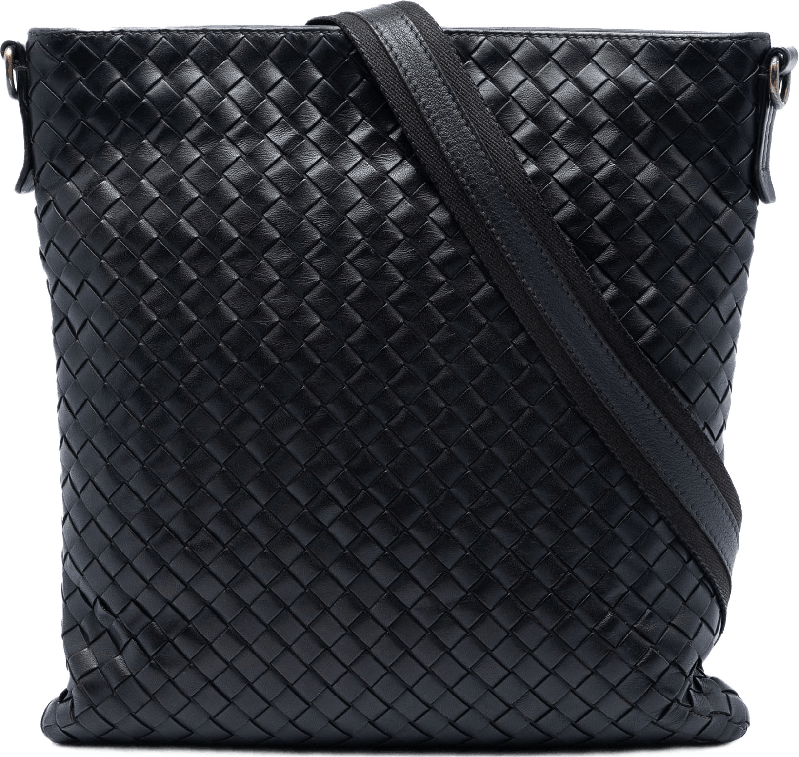 Bottega Veneta Nappa Intrecciato Vn Crossbody, från Luxclusif, i färgen black.