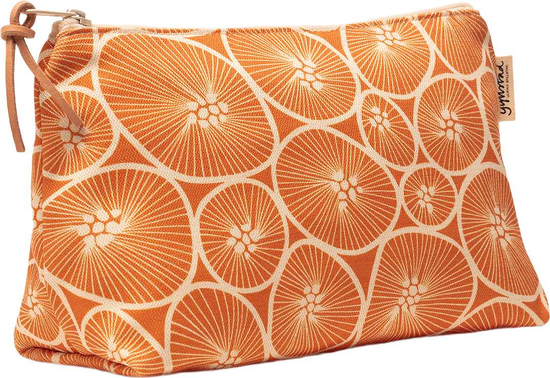 Necessär Korall, Large, från Gyllstad, i färgen orange.