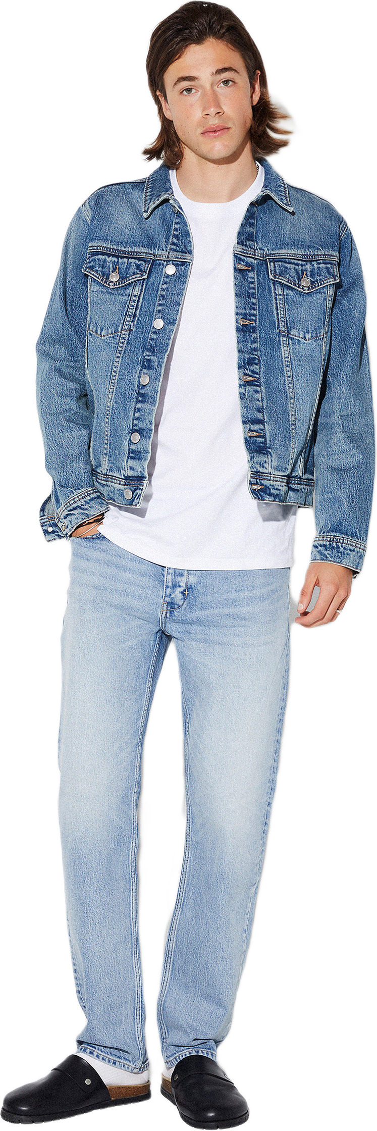 Ray Straight Jupiter Mid Indigo, från Neuw, i färgen blue.