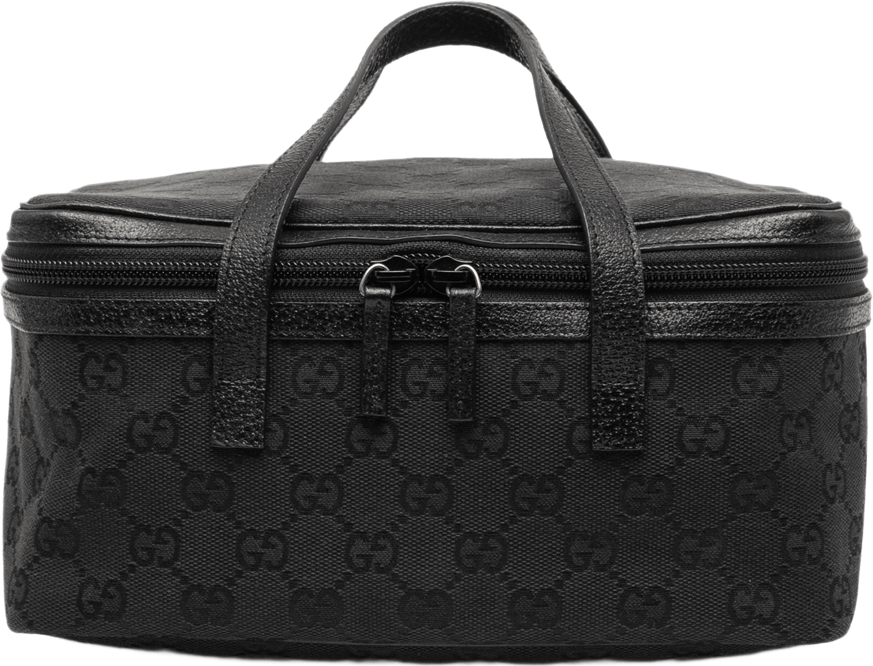 Gucci Gg Canvas Vanity Bag, från Luxclusif, i färgen svart.