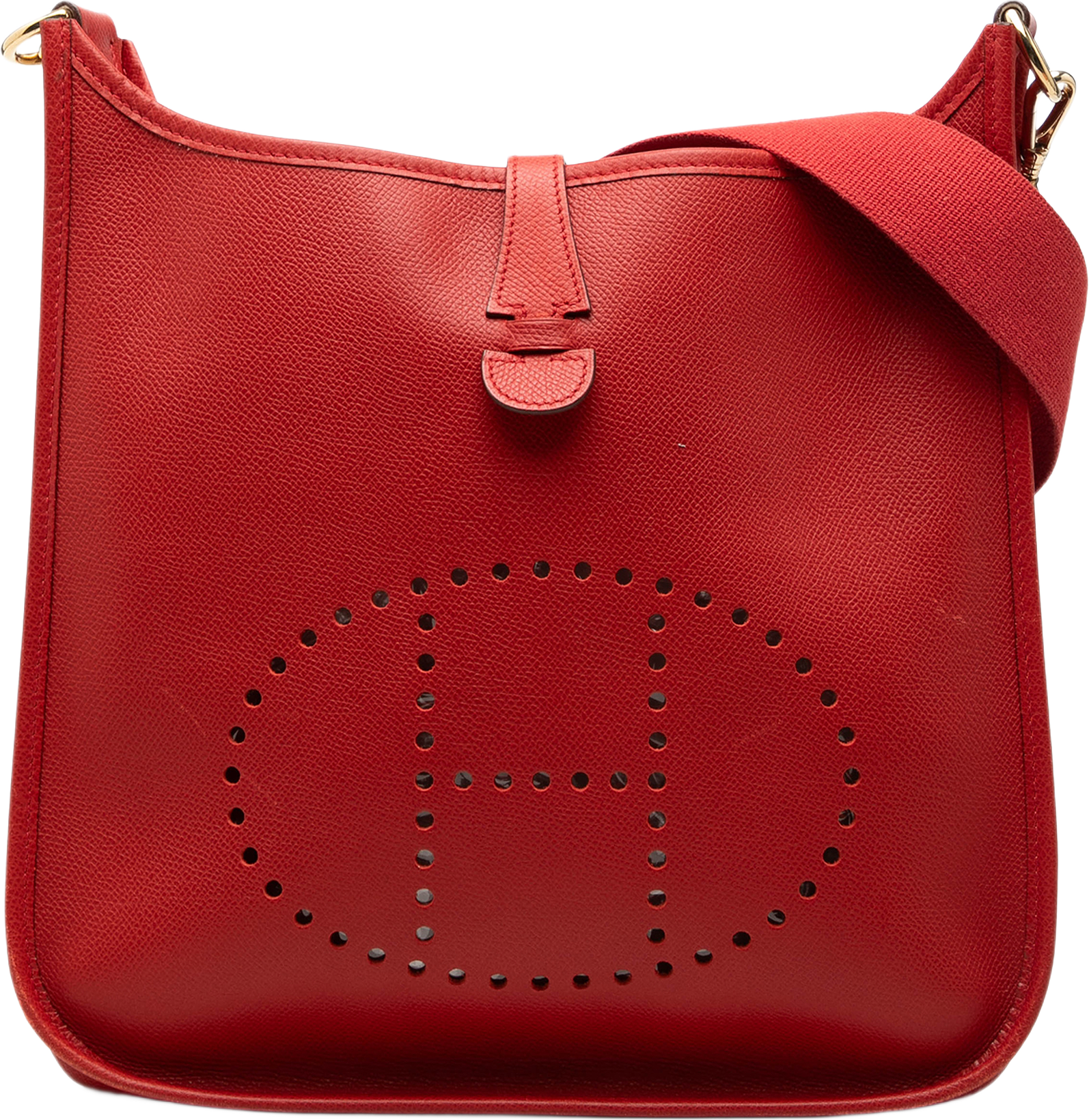 Hermès Epsom Evelyne 29, från Luxclusif, i färgen red.