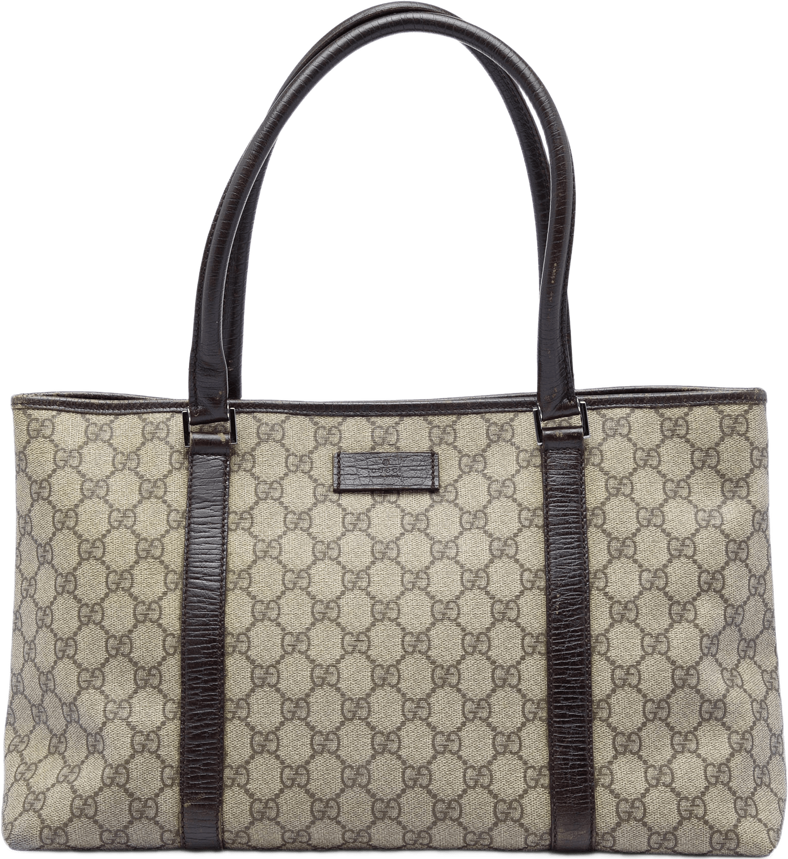 Gucci Gg Supreme Joy Tote, från Luxclusif, i färgen beige.