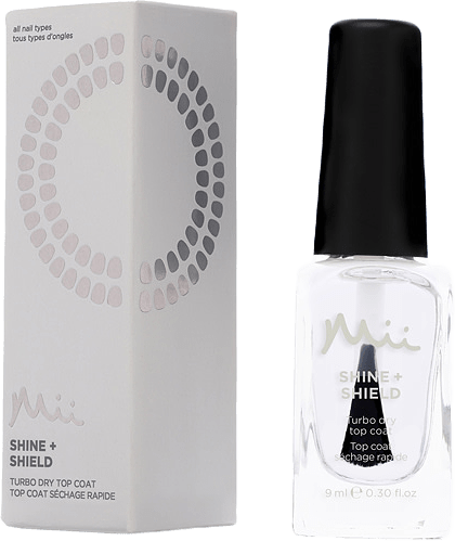 Shine + Shield Turbo Dry Top Coat, 9 Ml, från Mii.