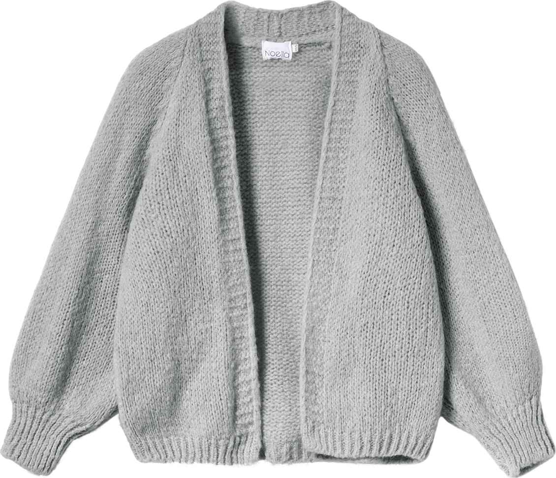 Fora Knit Cardigan - Light Grey