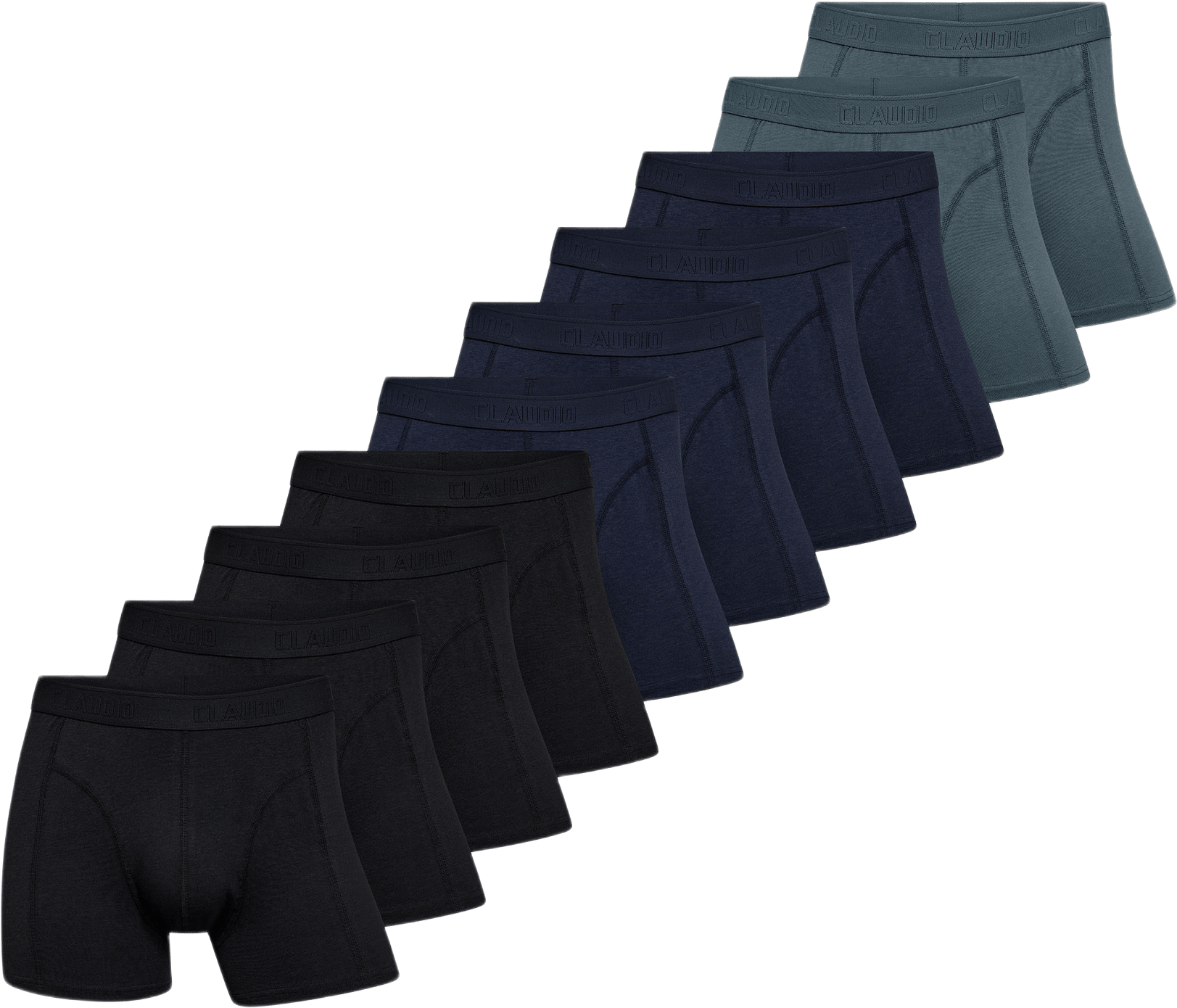 10-pack Boxershorts - Fsc Bambu, från Claudio, i färgen multicolour/ blå.
