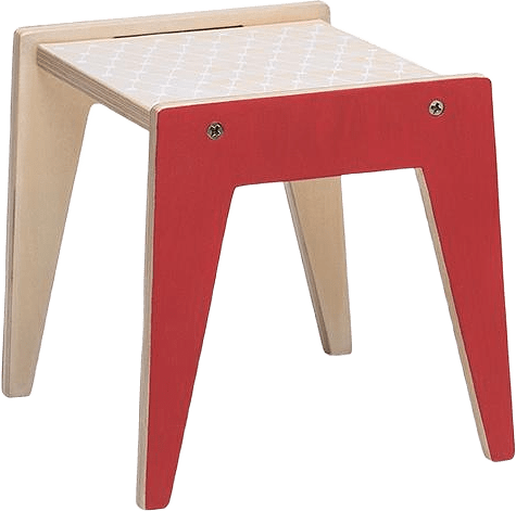 Dockbord, från Littlephant, i färgen röd.