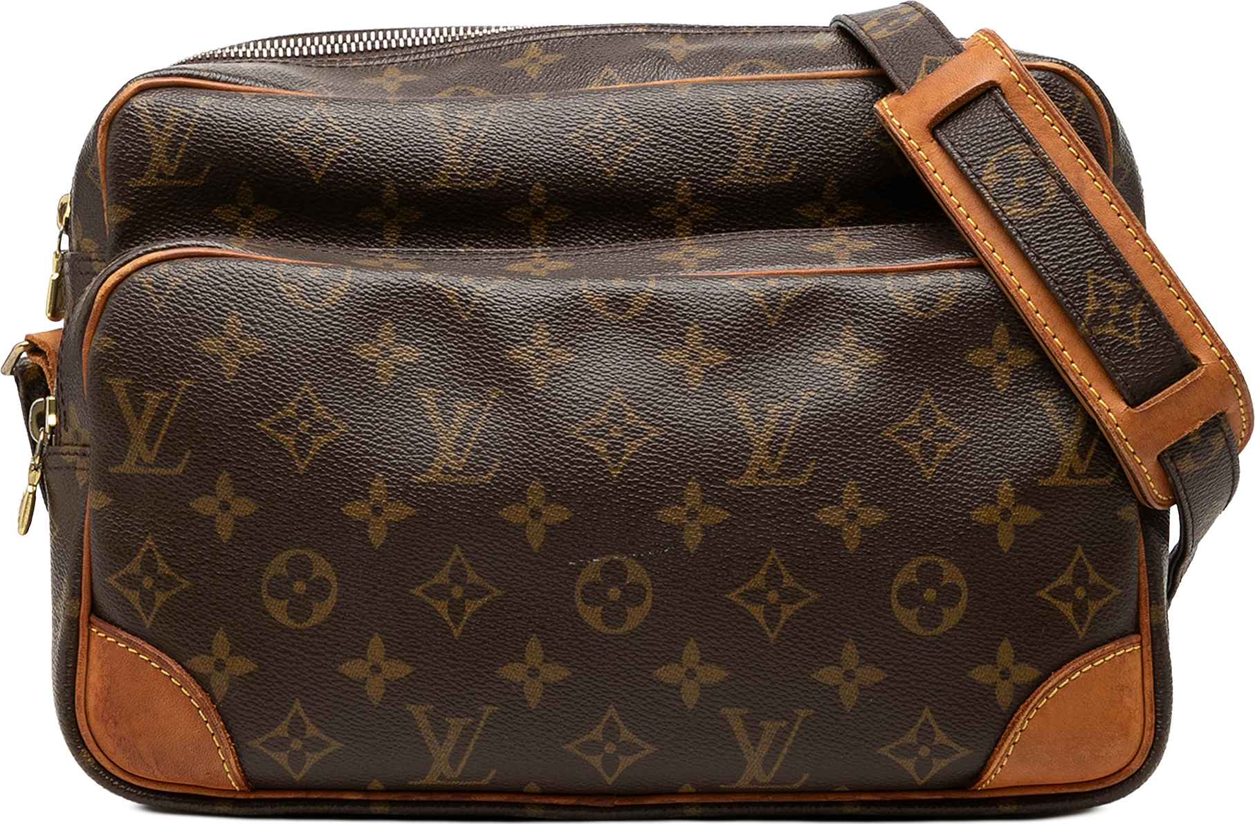 Louis Vuitton Monogram Nil Crossbody, från Luxclusif, i färgen brun.