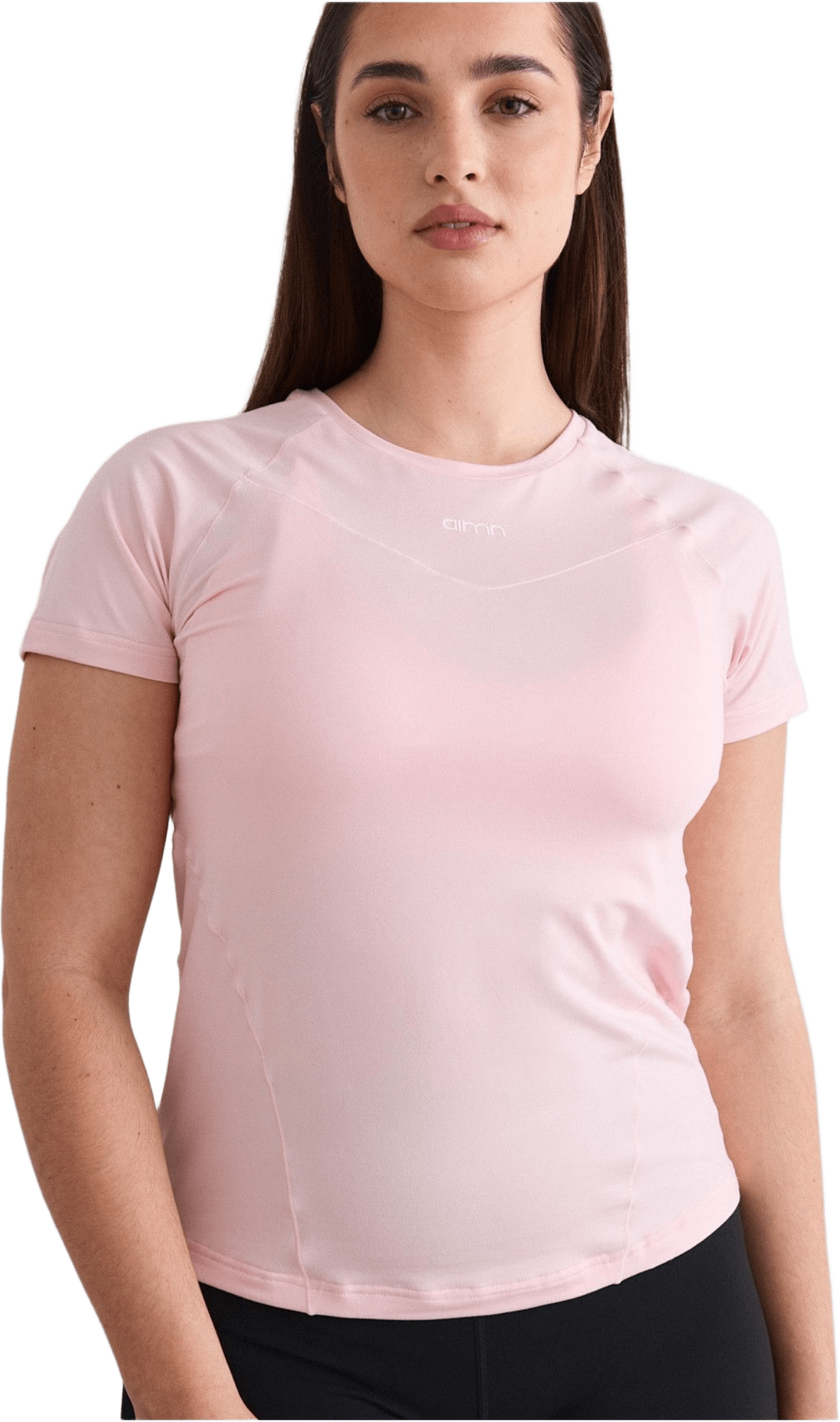 Soft Basic Short Sleeve, från aim'n, i färgen ballerina.