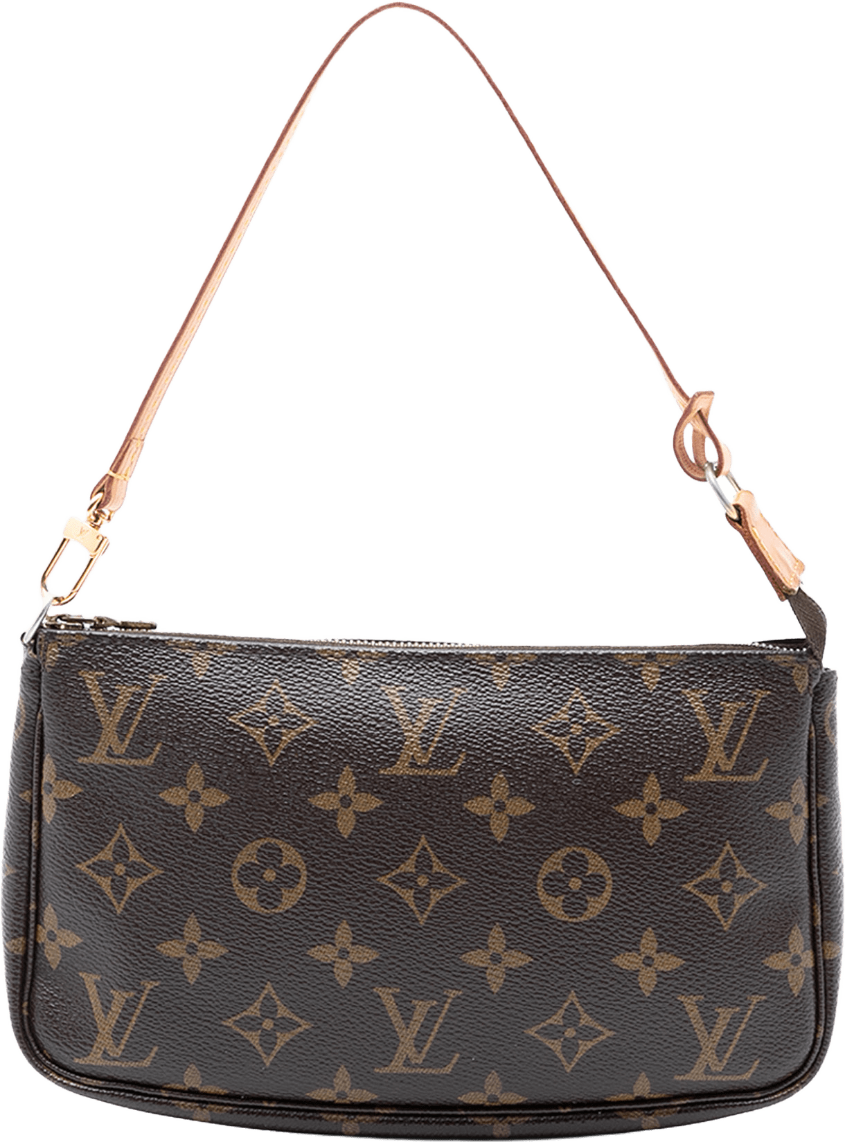 Louis Vuitton Monogram Pochette Accessoires, från Luxclusif, i färgen brown.