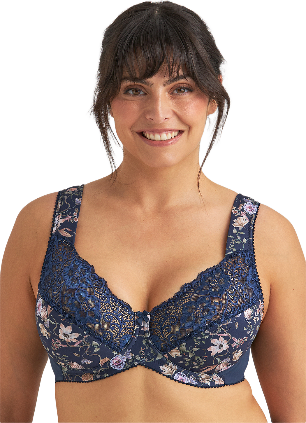 Fauna Bh, från Miss Mary of Sweden, i färgen mörkblå.