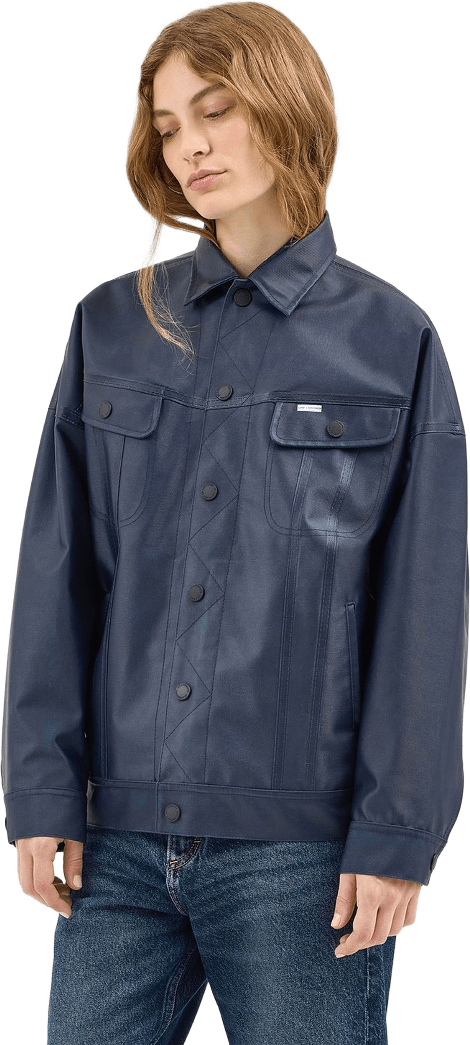 Women’s Lee® X Stutterheim Storm Rider™ Jacket, från Stutterheim, i färgen aviator navy.