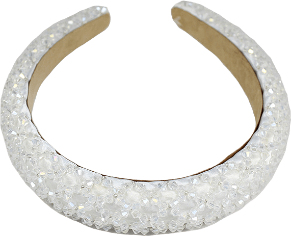 Diadem Med Fasetterade Stenar 3 Cm