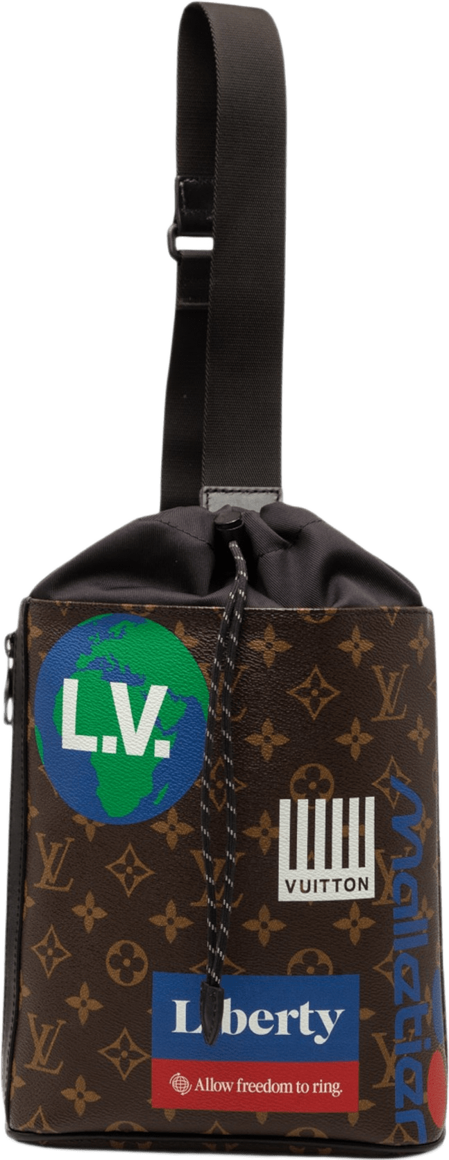 Louis Vuitton Monogram Chalk Sling Bag, från Luxclusif, i färgen brun.